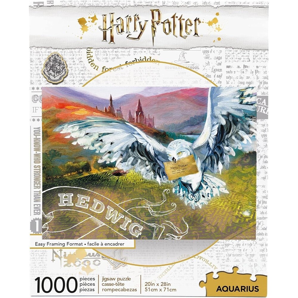AQUARIUS Harry Potter Puzzle Hedwig 1000 Piece Official Licensed - 20x28 Inches